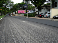 Avenida Indianápolis é uma das contempladas com o novo asfalto